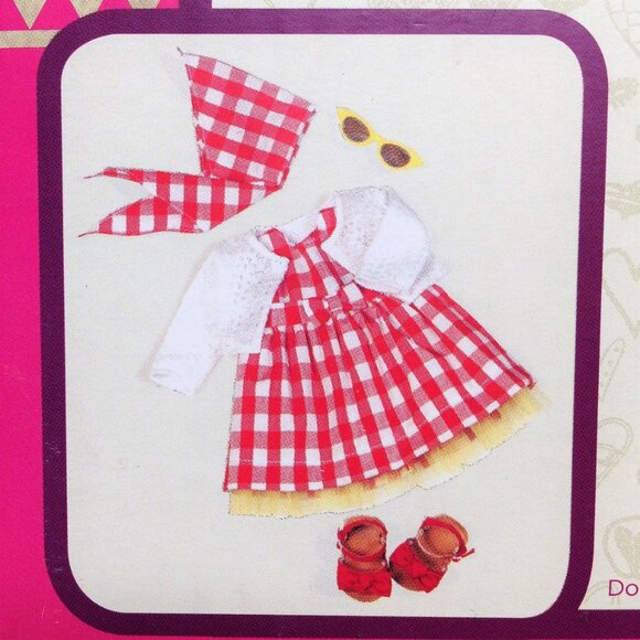 Our Generation Retro 18" Doll Clothes Lil Miss Dahling Deluxe Outfit Red Dress - Picture 3 of 7